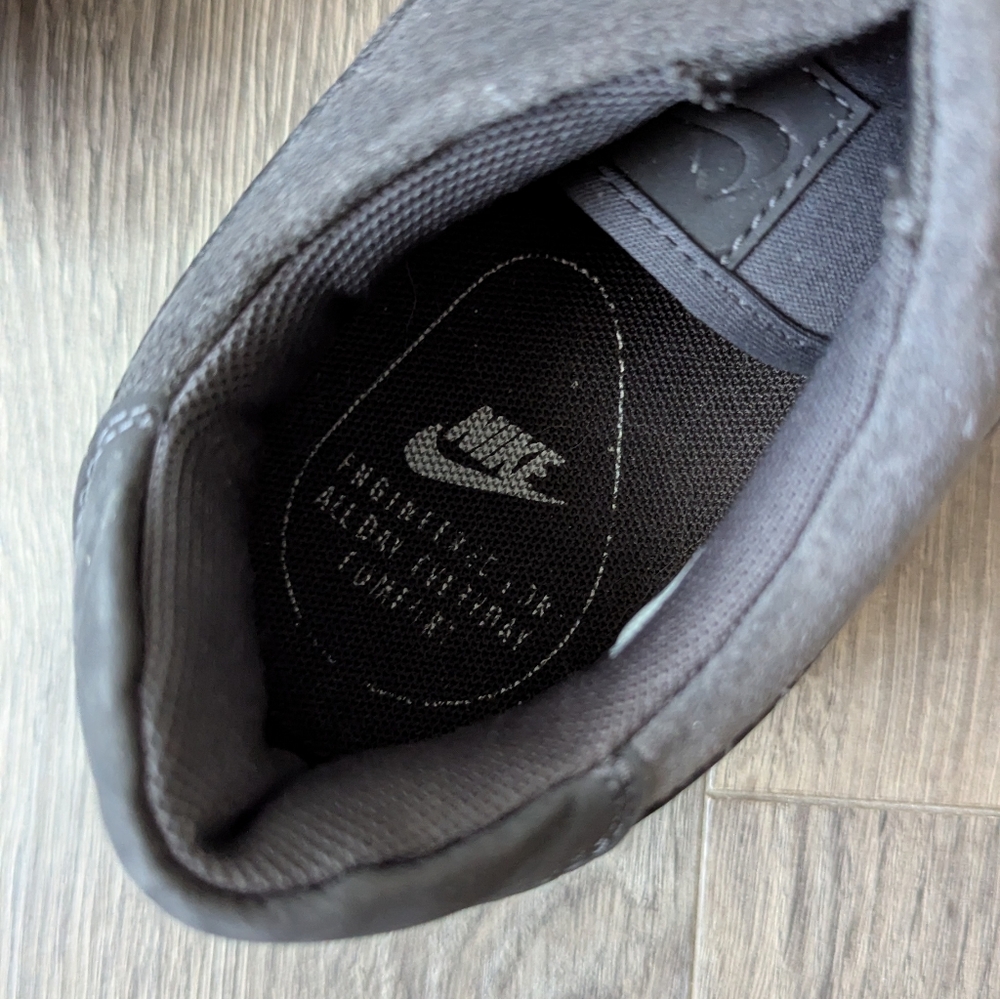 Nike Air Force 1 AF-1 Suede Gray Sage Sneakers - Picture 6 of 8
